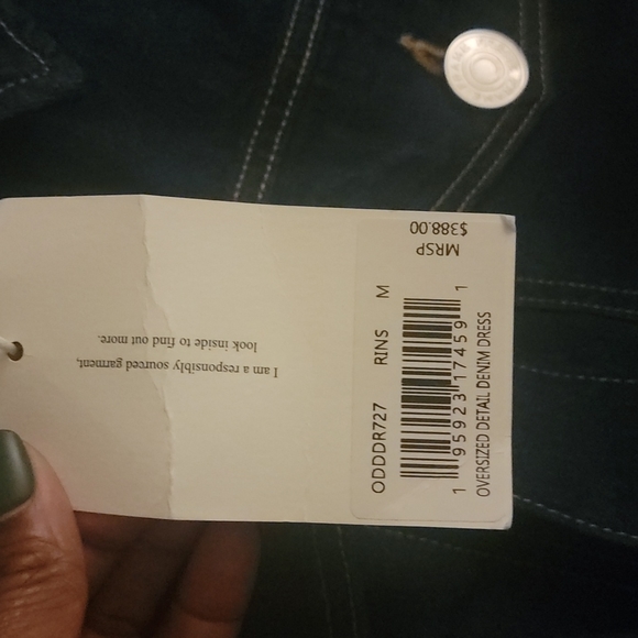 Denim Shirt Dress - Picture 3 of 3